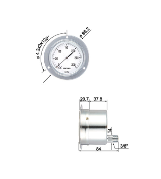 Micro Pressure Gauge - LBM/CBM