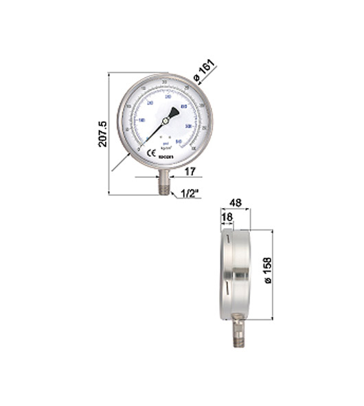 Test & Calibration-precision Pressure Gauges