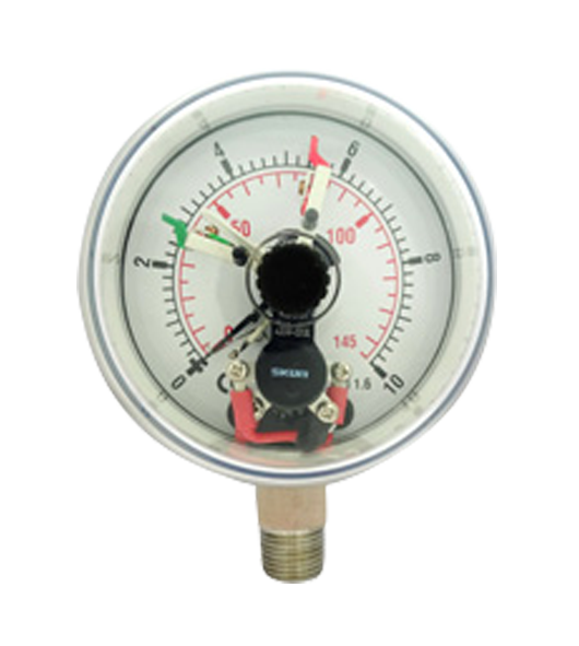 All Stainless Steel Pressure Gauge With Magnetic Contact